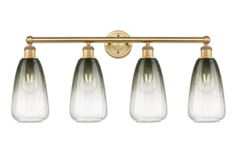 Edison Four Light Bath Vanity in Brushed Brass (405|616-4W-BB-G480-6SL)