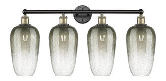 Edison Four Light Bath Vanity in Black Antique Brass (405|616-4W-BAB-G484-7SL)