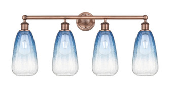 Edison Four Light Bath Vanity in Antique Copper (405|616-4W-AC-G480-6SB)