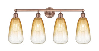 Edison Four Light Bath Vanity in Antique Copper (405|616-4W-AC-G480-6AM)