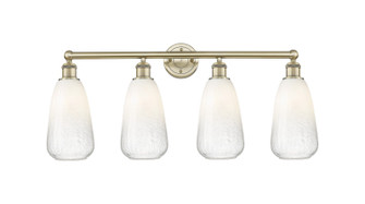 Edison Four Light Bath Vanity in Antique Brass (405|616-4W-AB-G480-6OP)