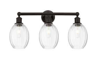 Edison Three Light Bath Vanity in Oil Rubbed Bronze (405|616-3W-OB-G459-6CL)