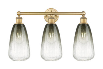 Edison Three Light Bath Vanity in Brushed Brass (405|616-3W-BB-G480-6SL)