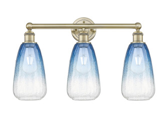 Edison Three Light Bath Vanity in Antique Brass (405|616-3W-AB-G480-6SB)