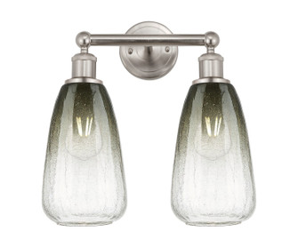 Edison Two Light Bath Vanity in Brushed Satin Nickel (405|616-2W-SN-G480-6SL)