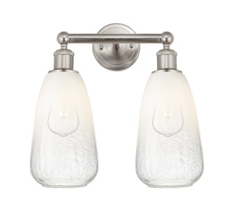 Edison Two Light Bath Vanity in Brushed Satin Nickel (405|616-2W-SN-G480-6OP)