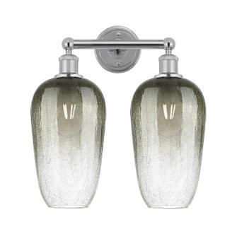 Edison Two Light Bath Vanity in Polished Chrome (405|616-2W-PC-G484-7SL)