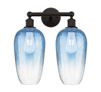 Edison Two Light Bath Vanity in Oil Rubbed Bronze (405|616-2W-OB-G484-7SB)