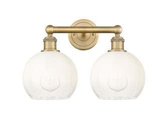 Edison Two Light Bath Vanity in Brushed Brass (405|616-2W-BB-G483-8OP)
