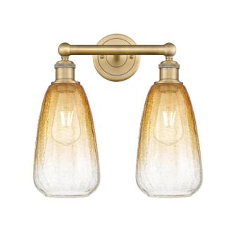 Edison Two Light Bath Vanity in Brushed Brass (405|616-2W-BB-G480-6AM)