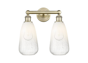 Edison Two Light Bath Vanity in Antique Brass (405|616-2W-AB-G480-6OP)