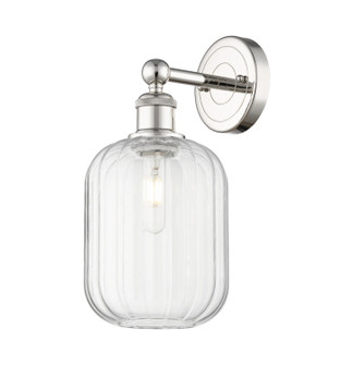 Edison One Light Wall Sconce in Polished Nickel (405|616-1W-PN-G460-7CL)