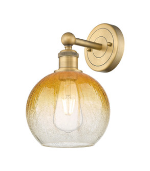Edison One Light Wall Sconce in Brushed Brass (405|616-1W-BB-G483-8AM)