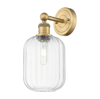 Edison One Light Wall Sconce in Brushed Brass (405|616-1W-BB-G460-7CL)