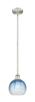 Edison One Light Mini Pendant in Brushed Satin Nickel (405|616-1S-SN-G483-8SB)