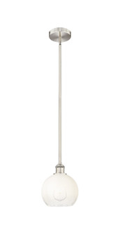 Edison One Light Mini Pendant in Brushed Satin Nickel (405|616-1S-SN-G483-8OP)