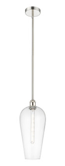 Edison One Light Mini Pendant in Polished Nickel (405|616-1S-PN-G456-8CL)