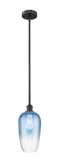 Edison One Light Mini Pendant in Matte Black (405|616-1S-BK-G484-7SB)