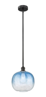 Edison One Light Mini Pendant in Matte Black (405|616-1S-BK-G481-10SB)