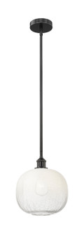 Edison One Light Mini Pendant in Matte Black (405|616-1S-BK-G481-10OP)