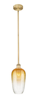 Edison One Light Mini Pendant in Brushed Brass (405|616-1S-BB-G484-7AM)