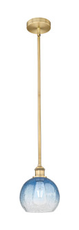 Edison One Light Mini Pendant in Brushed Brass (405|616-1S-BB-G483-8SB)