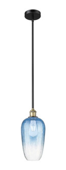 Edison One Light Mini Pendant in Black Antique Brass (405|616-1S-BAB-G484-7SB)