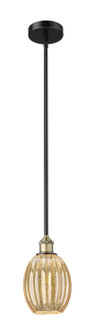 Edison One Light Mini Pendant in Black Antique Brass (405|616-1S-BAB-G459-6ME)
