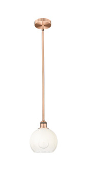 Edison One Light Mini Pendant in Antique Copper (405|616-1S-AC-G483-8OP)