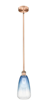 Edison One Light Mini Pendant in Antique Copper (405|616-1S-AC-G480-6SB)