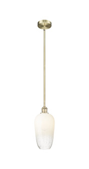 Edison One Light Mini Pendant in Antique Brass (405|616-1S-AB-G484-7OP)