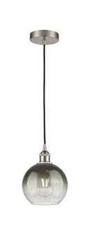 Edison One Light Mini Pendant in Brushed Satin Nickel (405|616-1P-SN-G483-8SL)