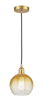 Edison One Light Mini Pendant in Satin Gold (405|616-1P-SG-G483-8AM)