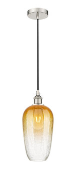Edison One Light Mini Pendant in Polished Nickel (405|616-1P-PN-G484-7AM)