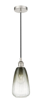 Edison One Light Mini Pendant in Polished Nickel (405|616-1P-PN-G480-6SL)