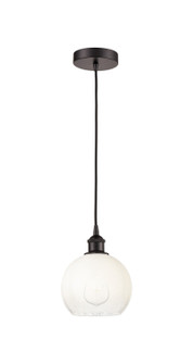 Edison One Light Mini Pendant in Oil Rubbed Bronze (405|616-1P-OB-G483-8OP)