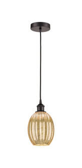 Edison One Light Mini Pendant in Oil Rubbed Bronze (405|616-1P-OB-G459-6ME)