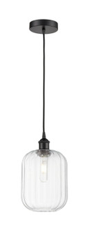 Edison One Light Mini Pendant in Matte Black (405|616-1P-BK-G460-7CL)