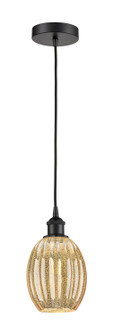 Edison One Light Mini Pendant in Matte Black (405|616-1P-BK-G459-6ME)