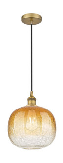 Edison One Light Mini Pendant in Brushed Brass (405|616-1P-BB-G481-10AM)