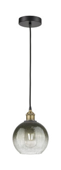 Edison One Light Mini Pendant in Black Antique Brass (405|616-1P-BAB-G483-8SL)