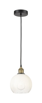 Edison One Light Mini Pendant in Black Antique Brass (405|616-1P-BAB-G483-8OP)