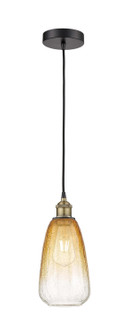 Edison One Light Mini Pendant in Black Antique Brass (405|616-1P-BAB-G480-6AM)