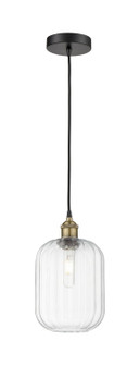 Edison One Light Mini Pendant in Black Antique Brass (405|616-1P-BAB-G460-7CL)