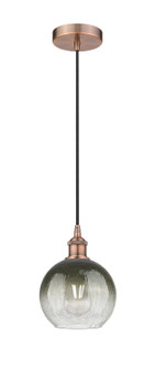 Edison One Light Mini Pendant in Antique Copper (405|616-1P-AC-G483-8SL)