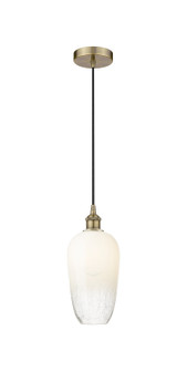 Edison One Light Mini Pendant in Antique Brass (405|616-1P-AB-G484-7OP)
