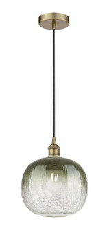 Edison One Light Mini Pendant in Antique Brass (405|616-1P-AB-G481-10SL)