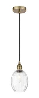 Edison One Light Mini Pendant in Antique Brass (405|616-1P-AB-G459-6CL)