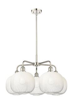 Ballston Five Light Chandelier in Polished Nickel (405|516-5CR-PN-G481-10OP)