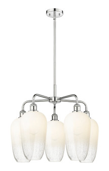 Ballston Five Light Chandelier in Polished Chrome (405|516-5CR-PC-G484-7OP)